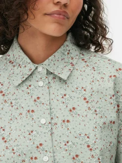 Cropped Oxford Shirt