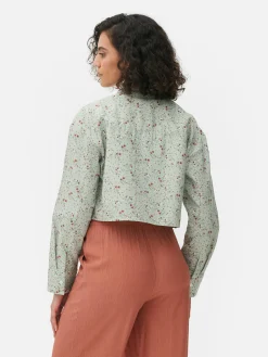 Cropped Oxford Shirt