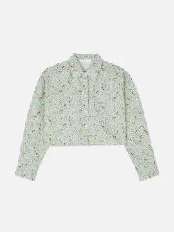 Cropped Oxford Shirt