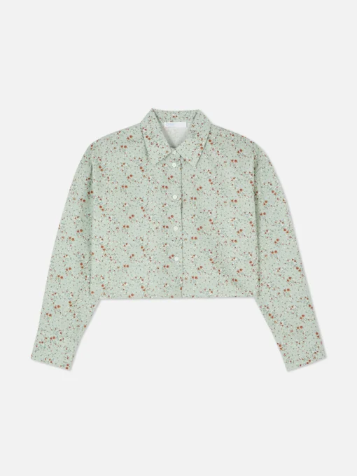 Cropped Oxford Shirt