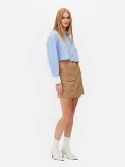 Cropped Striped Shirt