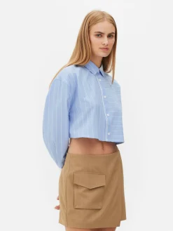 Cropped Striped Shirt