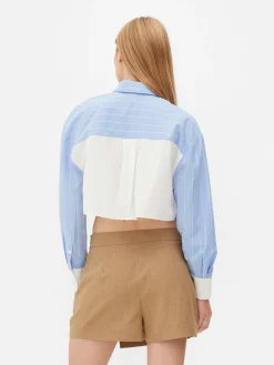 Cropped Striped Shirt
