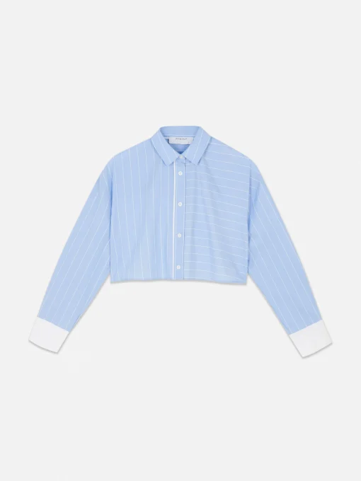 Cropped Striped Shirt