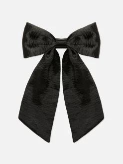 Crushed Satin Hair Bow