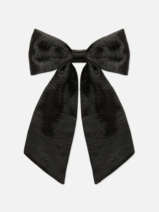 Crushed Satin Hair Bow
