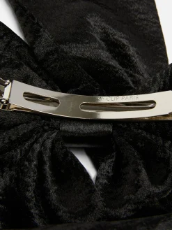Crushed Satin Hair Bow