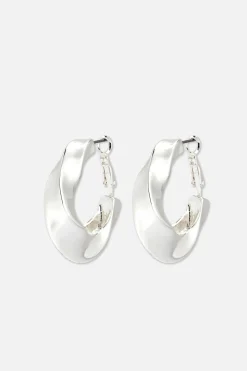Curved Hoop Earrings