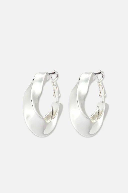 Curved Hoop Earrings