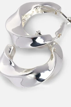 Curved Hoop Earrings
