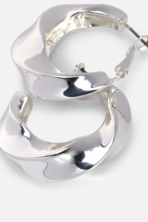 Curved Hoop Earrings