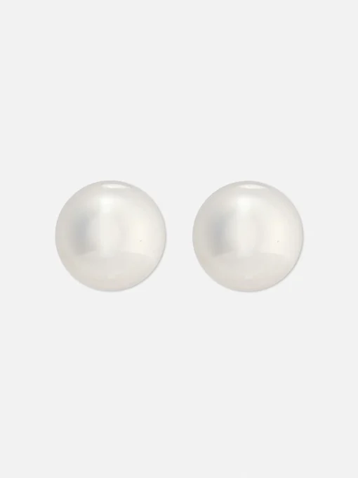 Cutout Orb Stud Earrings