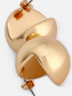 Cutout Orb Stud Earrings