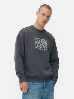 Cézanne Still Life With Skull Print Sweatshirt