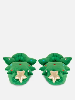 3D Christmas Tree Slippers