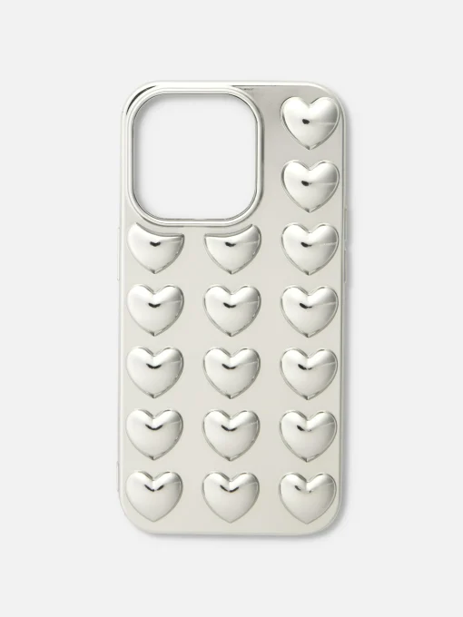 3D Heart Phone Case