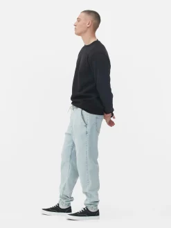 Denim Cuffed Joggers
