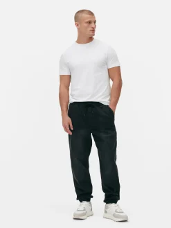 Denim Cuffed Joggers