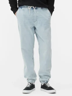 Denim Cuffed Joggers