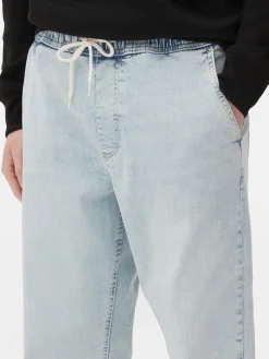 Denim Cuffed Joggers