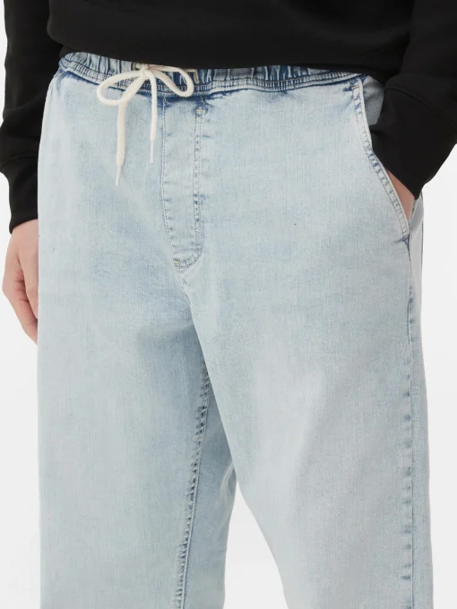 Denim Cuffed Joggers