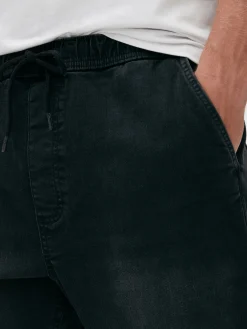 Denim Cuffed Joggers