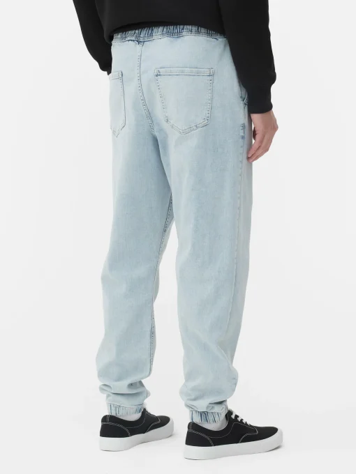 Denim Cuffed Joggers