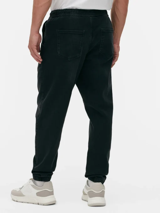 Denim Cuffed Joggers