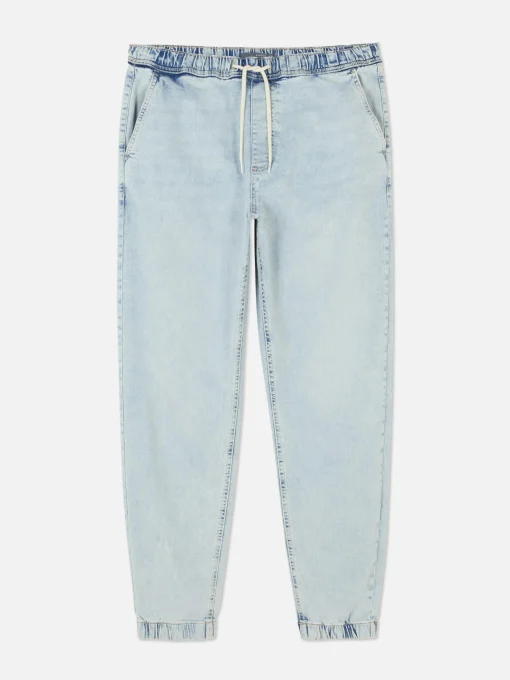 Denim Cuffed Joggers