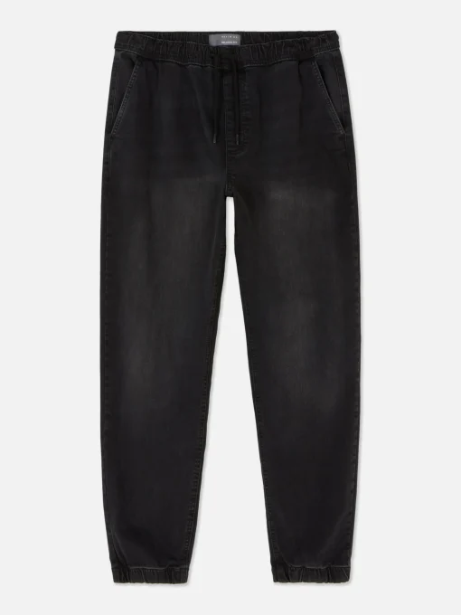 Denim Cuffed Joggers