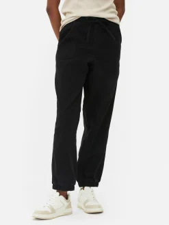 Denim Drawstring Joggers