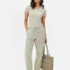 Denim Drawstring Joggers