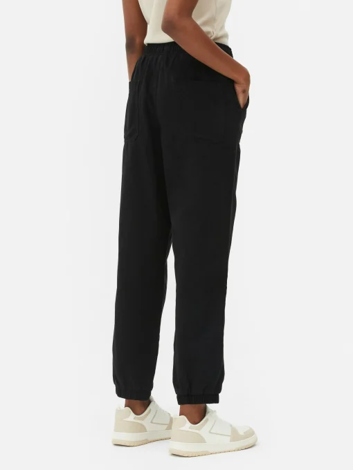 Denim Drawstring Joggers