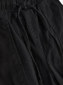 Denim Drawstring Joggers