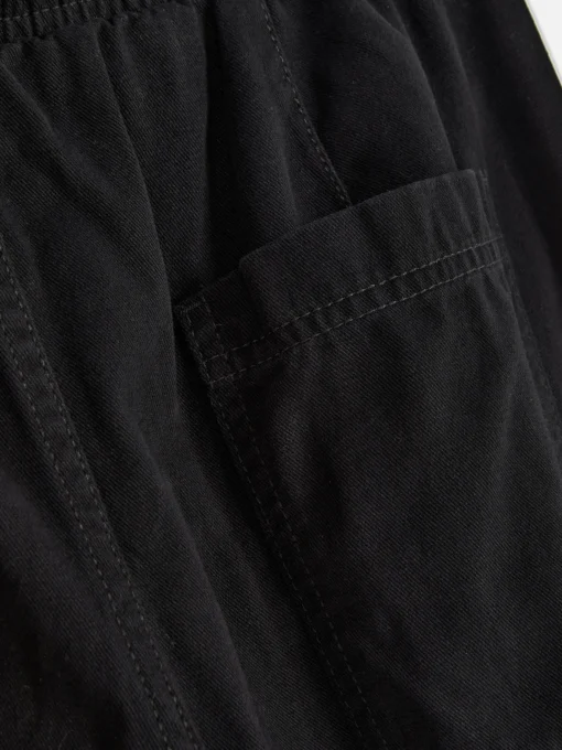Denim Drawstring Joggers