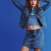 Denim Mini Skirt