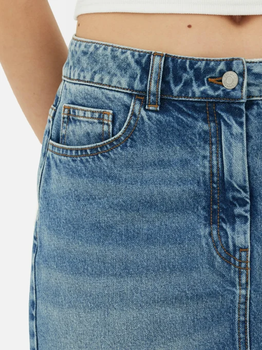 Denim Mini Skirt