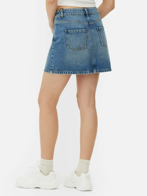 Denim Mini Skirt