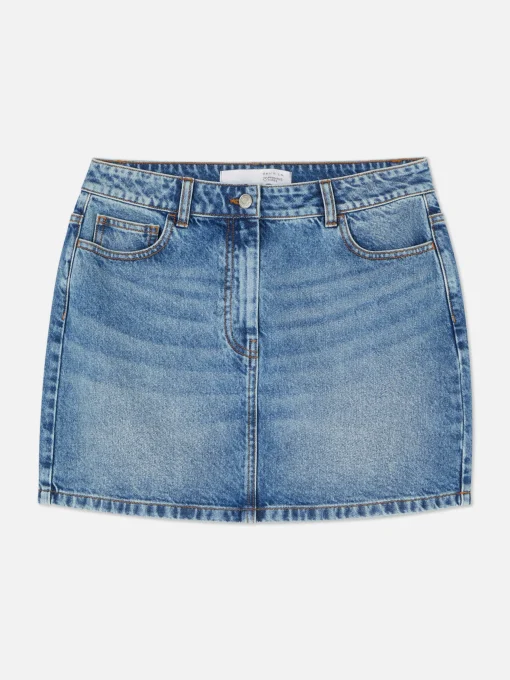 Denim Mini Skirt