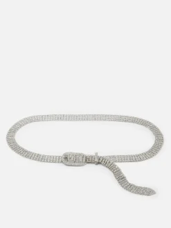 Diamanté Embellished Belt