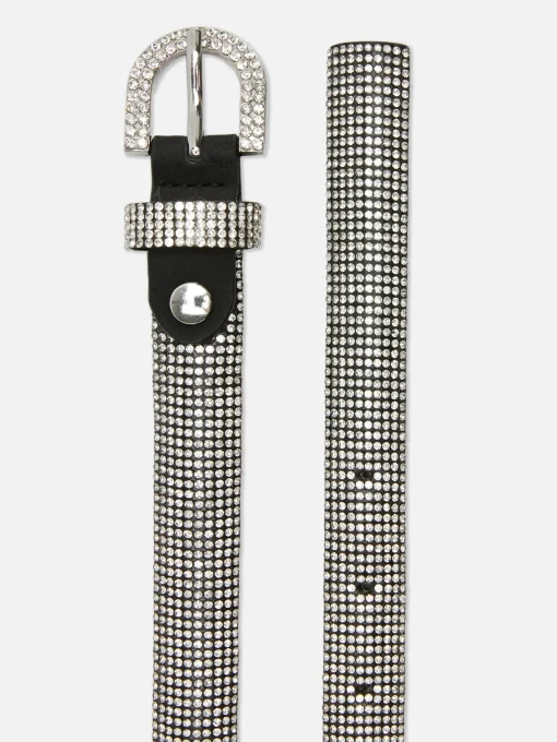 Diamanté Embellished Belt