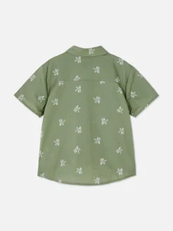 Dinosaur Button-Up Shirt