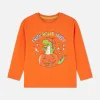 Dinosaur Print Long Sleeve Halloween T-Shirt