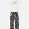 Disney Character Print Jersey Pajamas