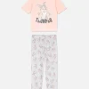 Disney Character Print Jersey Pajamas