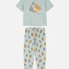Disney Character Print Jersey Pajamas
