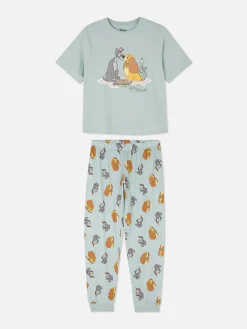 Disney Character Print Jersey Pajamas