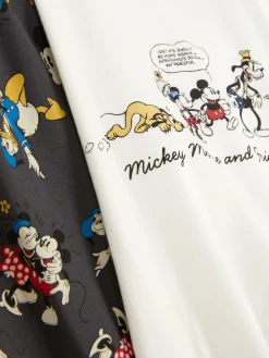 Disney Character Print Jersey Pajamas