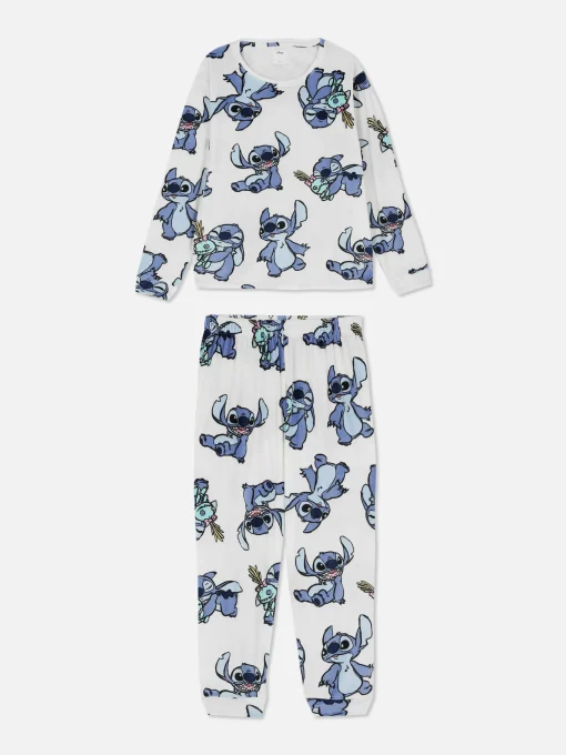 Disney Characters Long Sleeve Fleece Pajamas