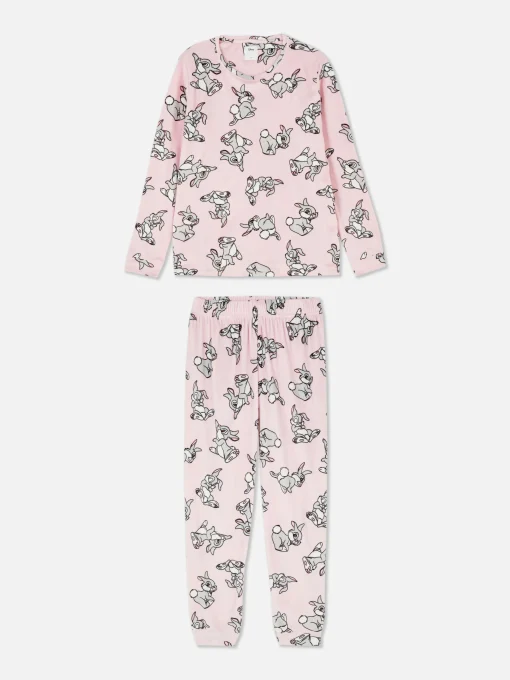 Disney Characters Long Sleeve Fleece Pajamas
